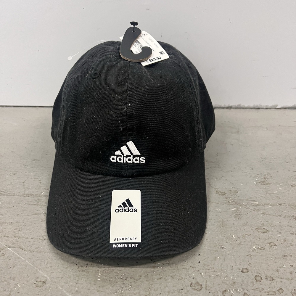 ADIDAS Aeroready Women's Fit Hat Superlite Relaxed Adjustable Baseball Cap Black